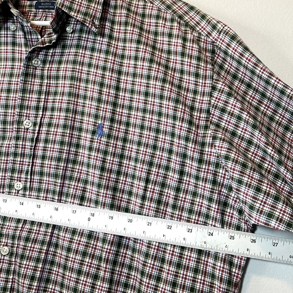 Ralph Lauren Blake Button Down Shirt Men’s Large Plaid Long Sleeve Casual Top - Picture 10 of 12